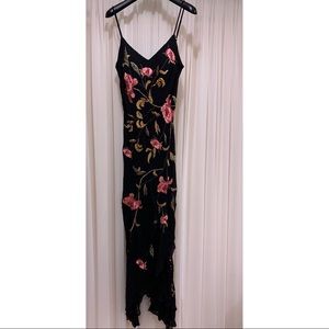 Sue Wong Silk Embroidered Dress